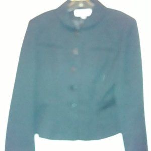 Carol Horn womens black 2 pc. jacket/pant set sz10